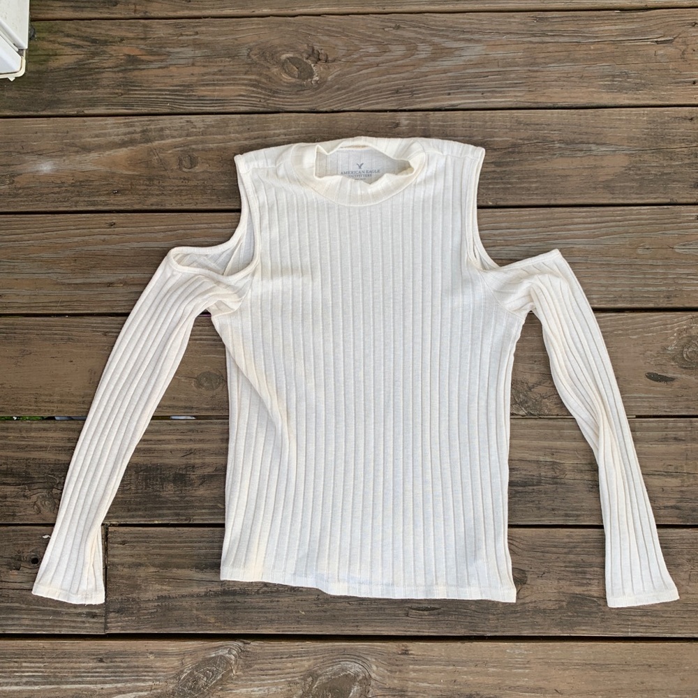 Cream American Eagle top